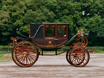 信任状捧呈式の際の馬車列