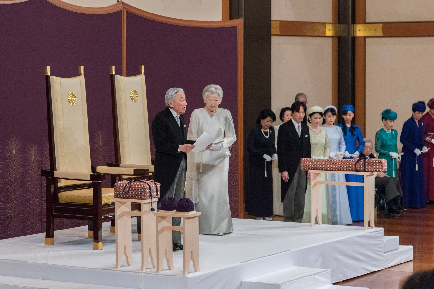 退位礼正殿の儀