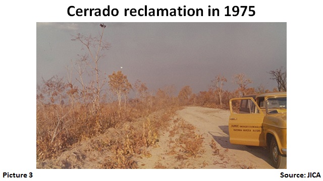 Cerrado reclamation in 1975