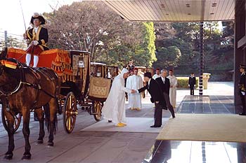 Picture of Horse-drawn Carriage Procession on the Occasion of the Ceremony of the Presentation of Credentials