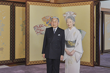 a Portrait of Their Majesties