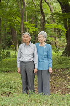 天皇皇后両陛下のお写真