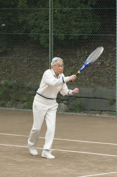 宮内庁職員とのテニス