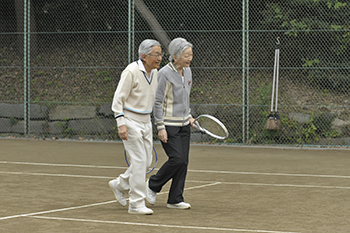 宮内庁職員とのテニス