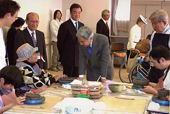 ご訪問 身体障害者療護施設 横浜らいず 横浜市 宮内庁