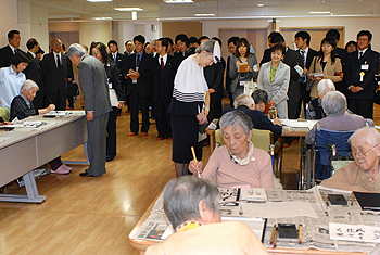 ご訪問のお写真