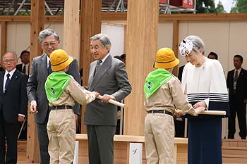 お手植えのお写真