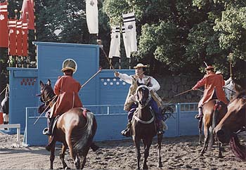 Picture of Dakyu (Ancient Japanese polo)