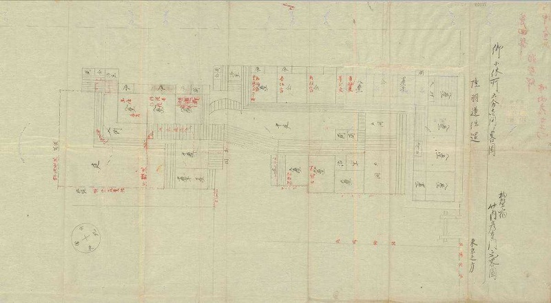 (1)粕壁宿本陣竹内彦右衛門家図面