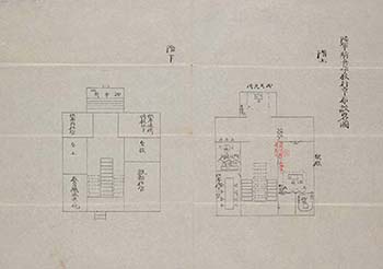 陸軍騎兵学校行幸布設略図