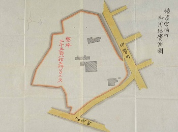 横浜御用邸図面（「土地建物録」のうち）