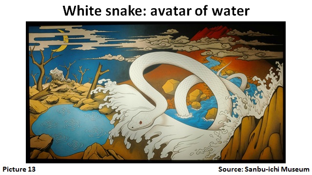 White snake: avatar of water