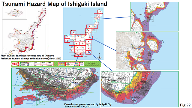 Tsunami Hazard Map of Ishigaki Island