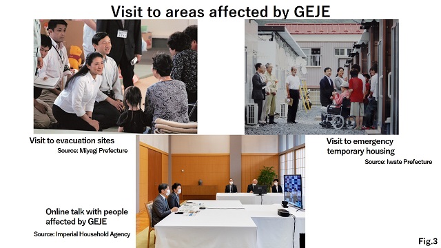 Visit to areas affected by GEJE