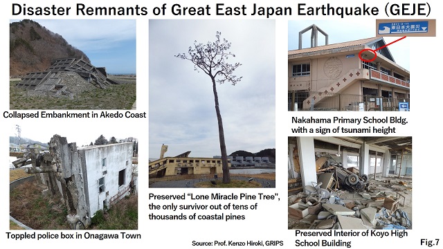 Disaster Remnants of Great East Japan Earthquake (GEJE)