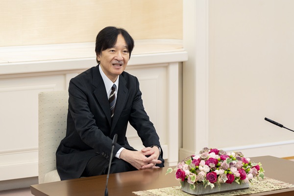 記者会見をなさる秋篠宮皇嗣殿下