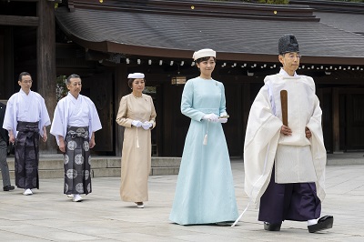 昭憲皇太后百十年祭に当たりご参拝（明治神宮／東京都渋谷区