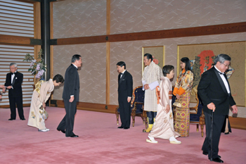 宮中晩餐のお写真