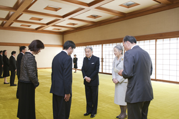 ご接見のお写真