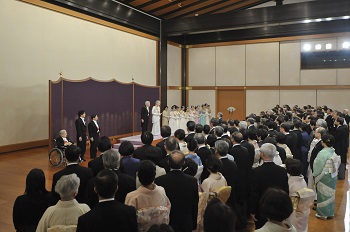 新年祝賀の儀のお写真