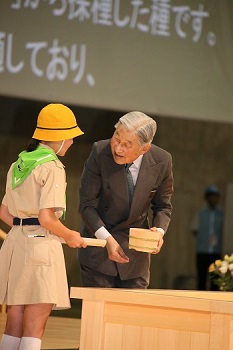 お手植えのお写真