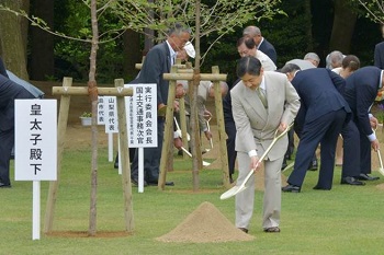 記念植樹お写真