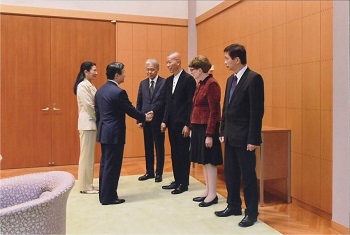 ご接見のお写真