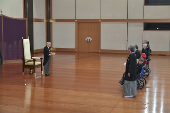 拝謁・お礼言上のお写真