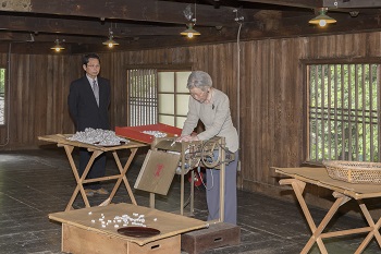 初繭掻行事のお写真