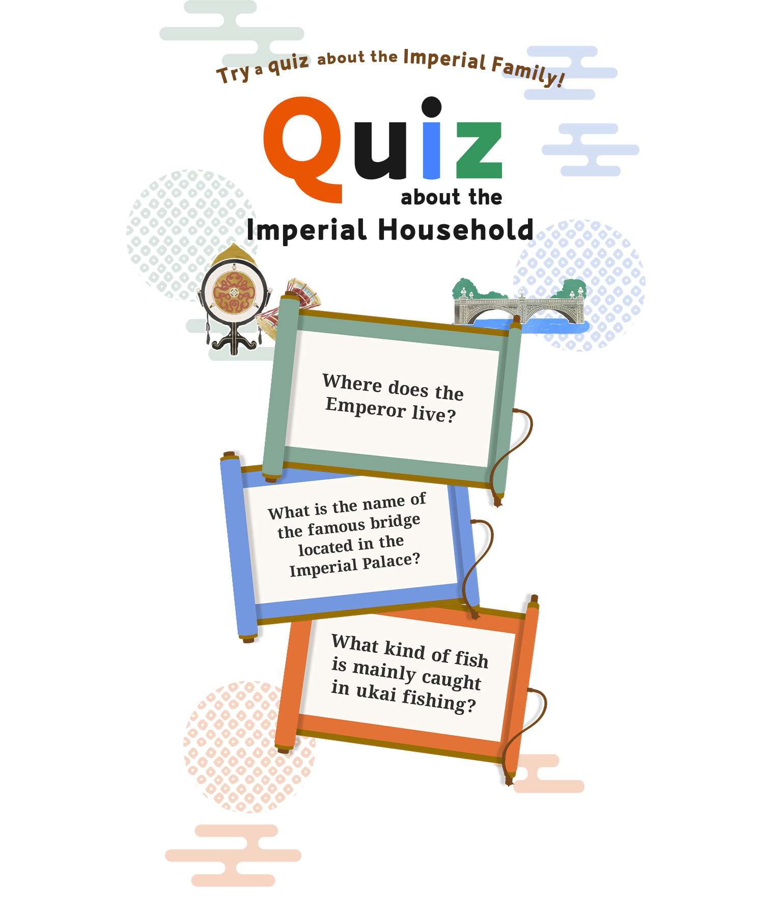 Try a quiz about the Imperial Family!
