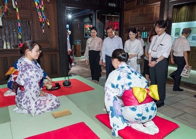 日本文化の家にて