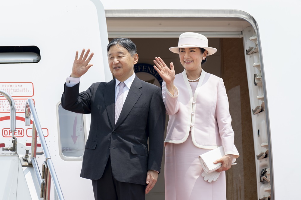 On the occasion of Their visit to Mongolia in July 2025 (Tokyo International Airport)