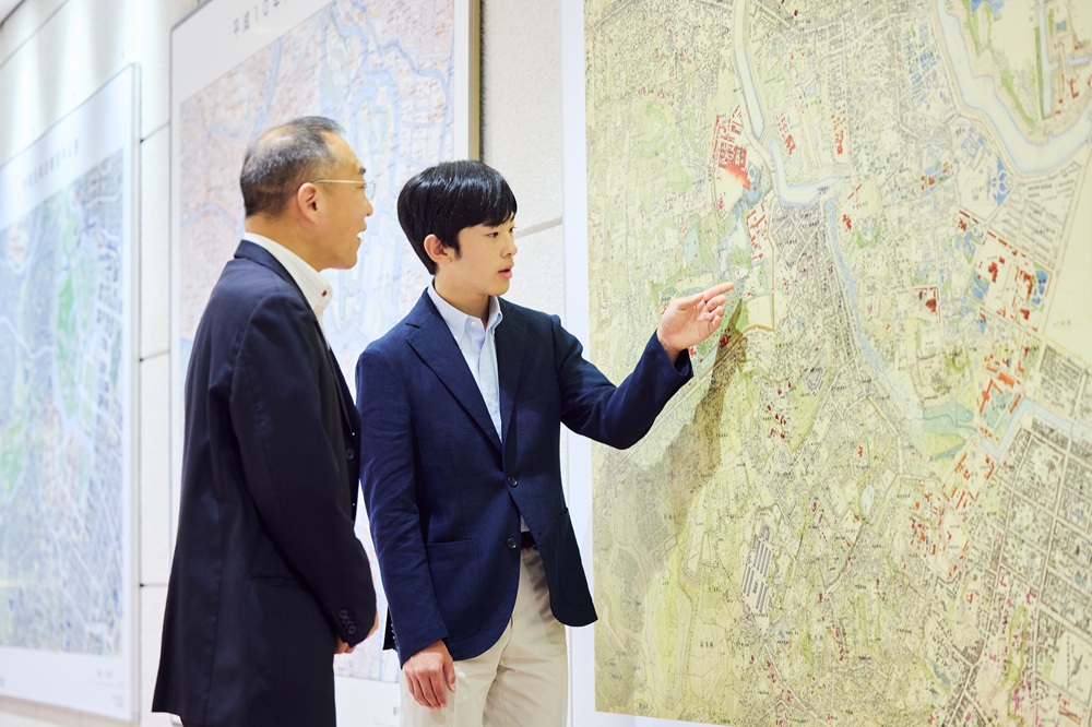 明治時代の東京中心図をご覧